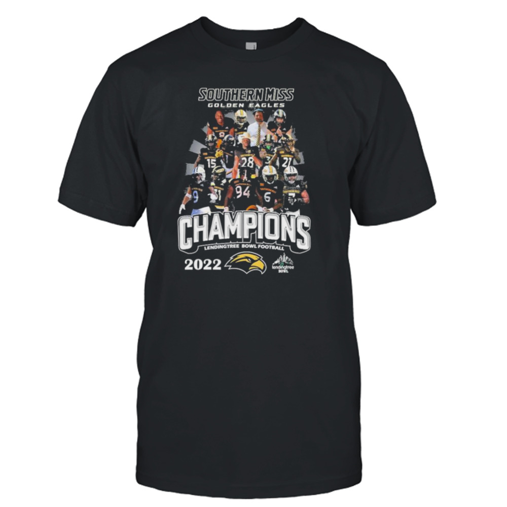 Southern Miss Golden Eagles 2022 Champions Lendingtree Bowl Football shirt