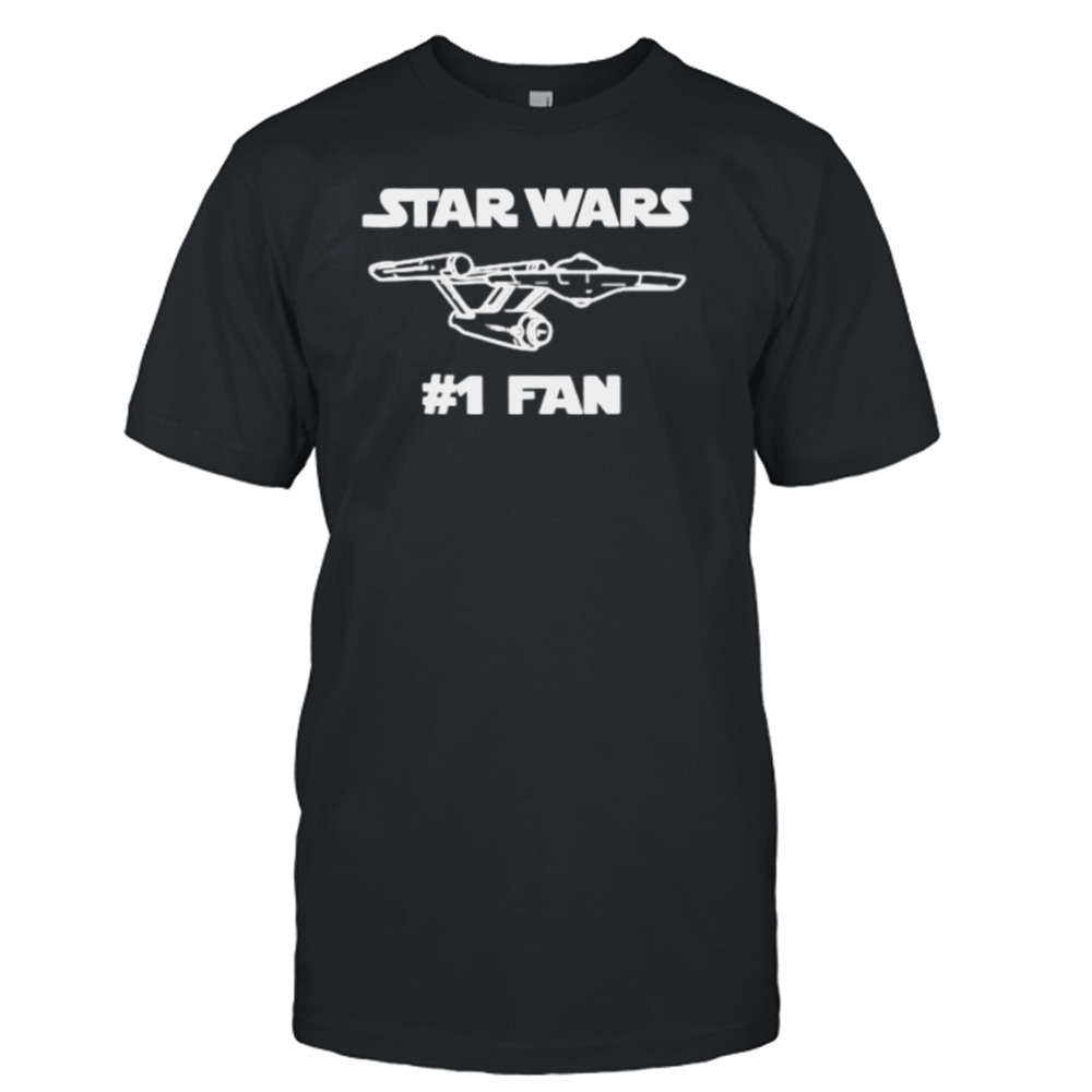 Star Wars #1 Fan Star Trek USS Enterprise shirt