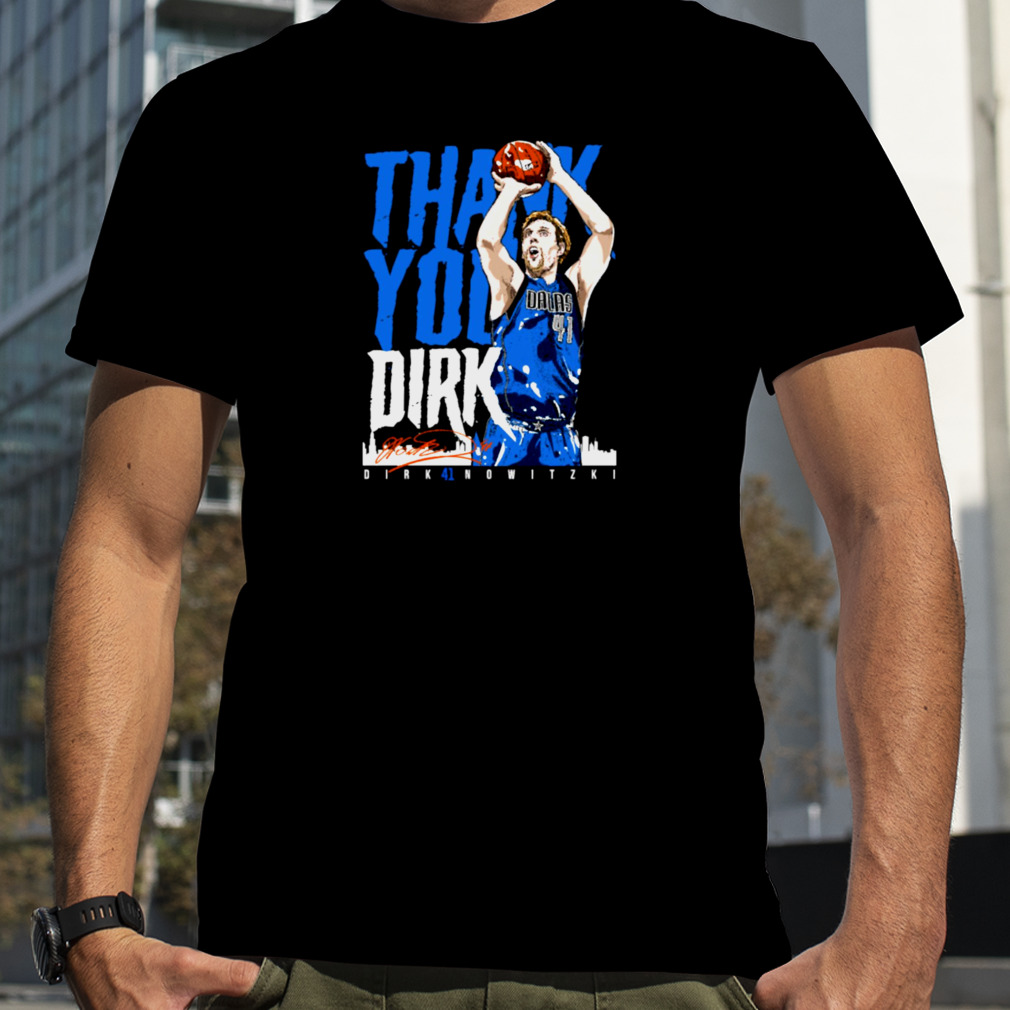 Thank You Dirk Gift Idea Luka Dirk Mavericks shirt