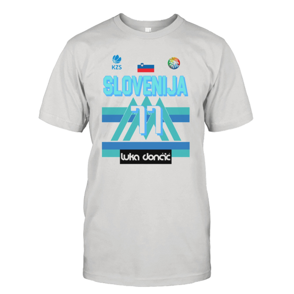 The Official Pattern Jersey Luka Doncic Slovenija Fan Design shirt