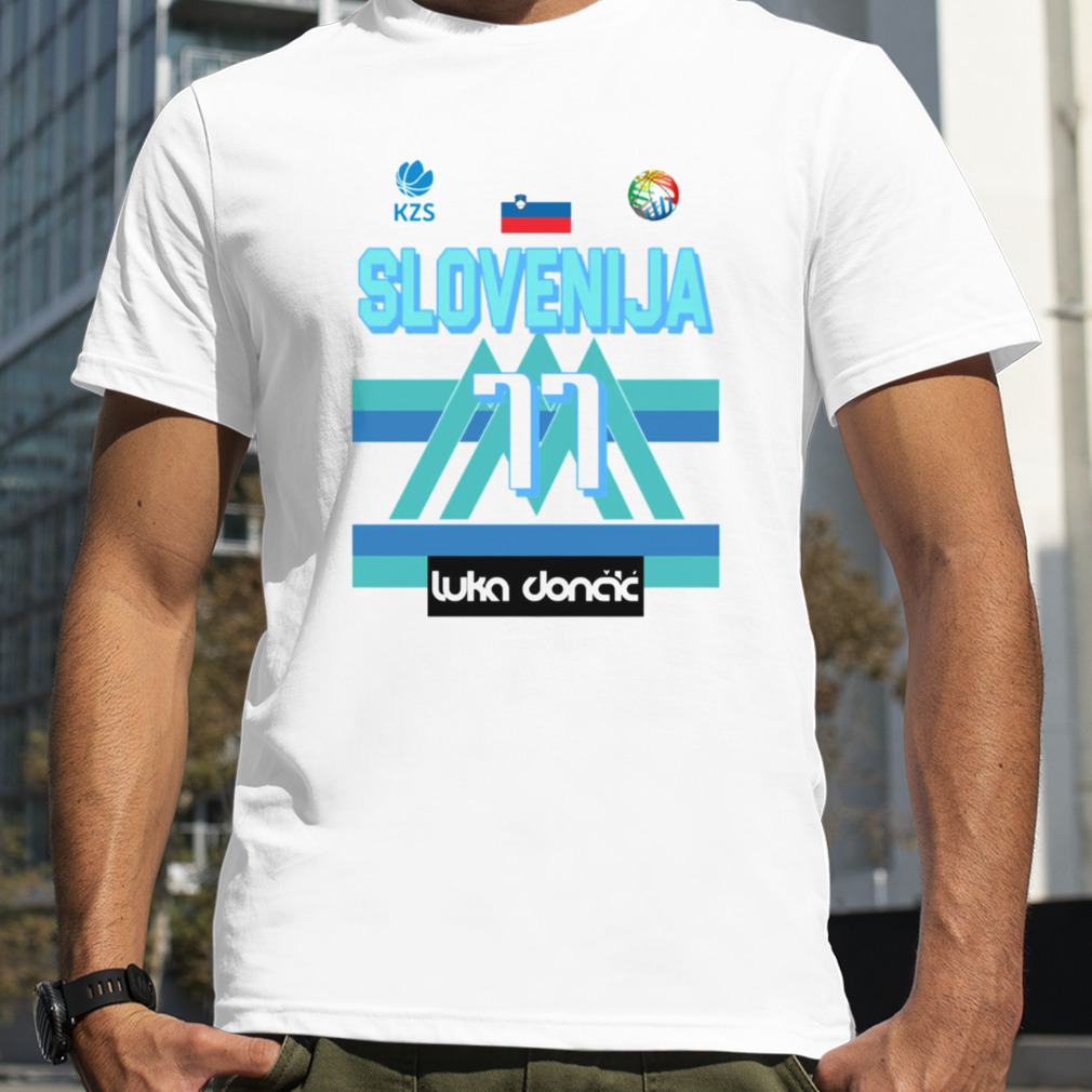 The Official Pattern Jersey Luka Doncic Slovenija Fan Design shirt