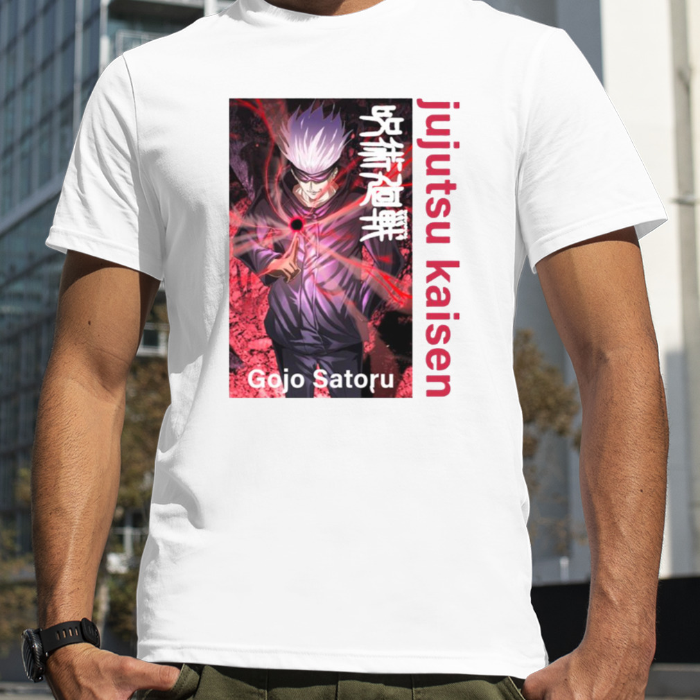 The Powerful Sorcerer Jujutsu Kaisen Gojo Satoru Sensei Manga Character Awesome Fanart shirt