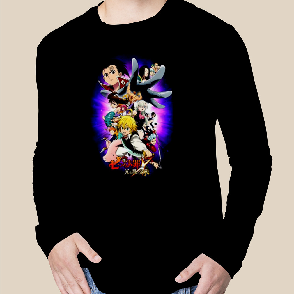 The Seven Deadly Sins Netflix Anime Japanese Manga The Seven Deadly Sins All Characters Artwork shirt The Seven Deadly Sins Netflix Anime Japanese Manga The Seven Deadly Sins All Characters Artwork shirt