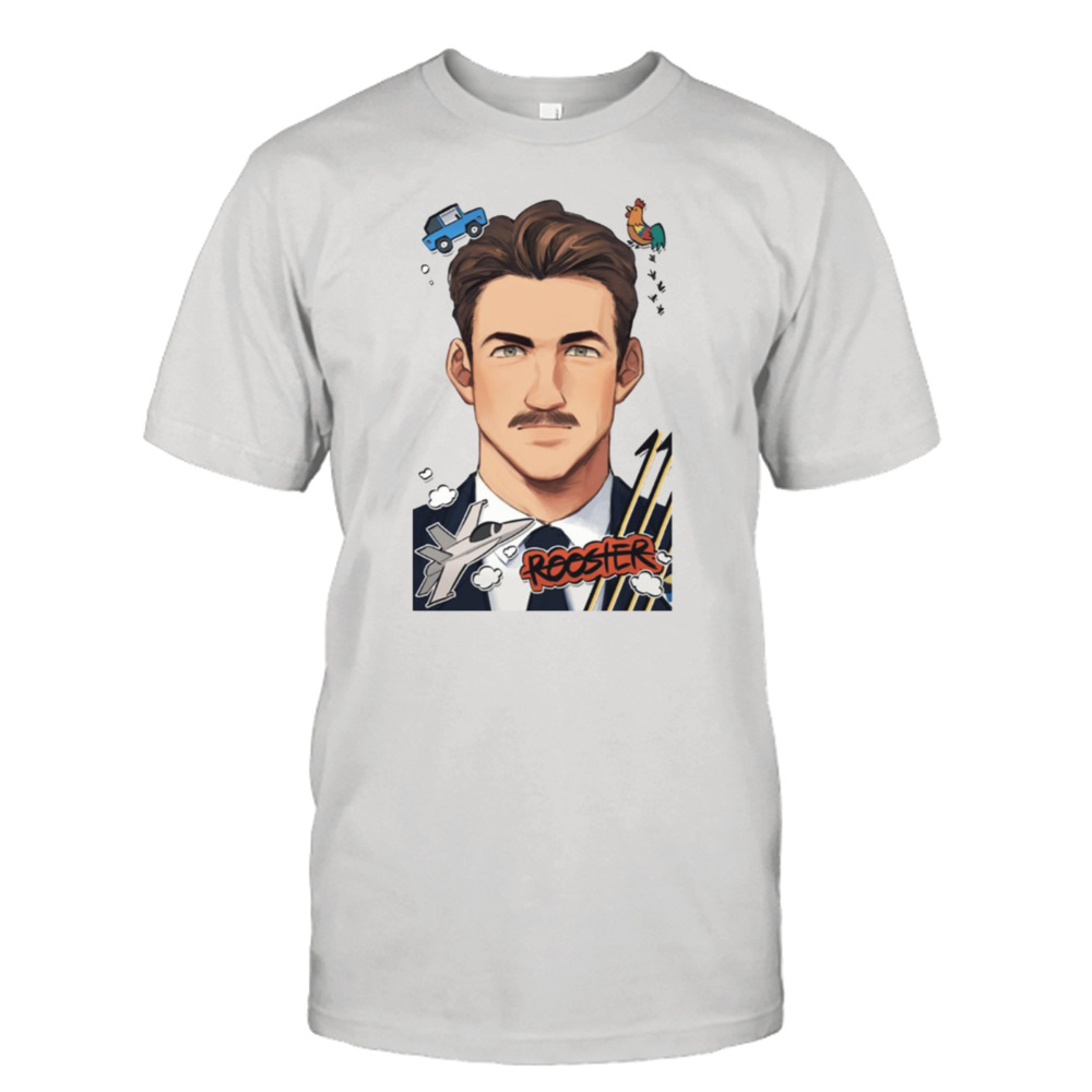 Top Gun Maverick Roosier Manga Style shirt