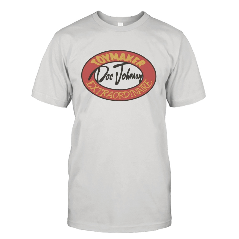 Toymaker Doc Johnson extraordinaire logo shirt