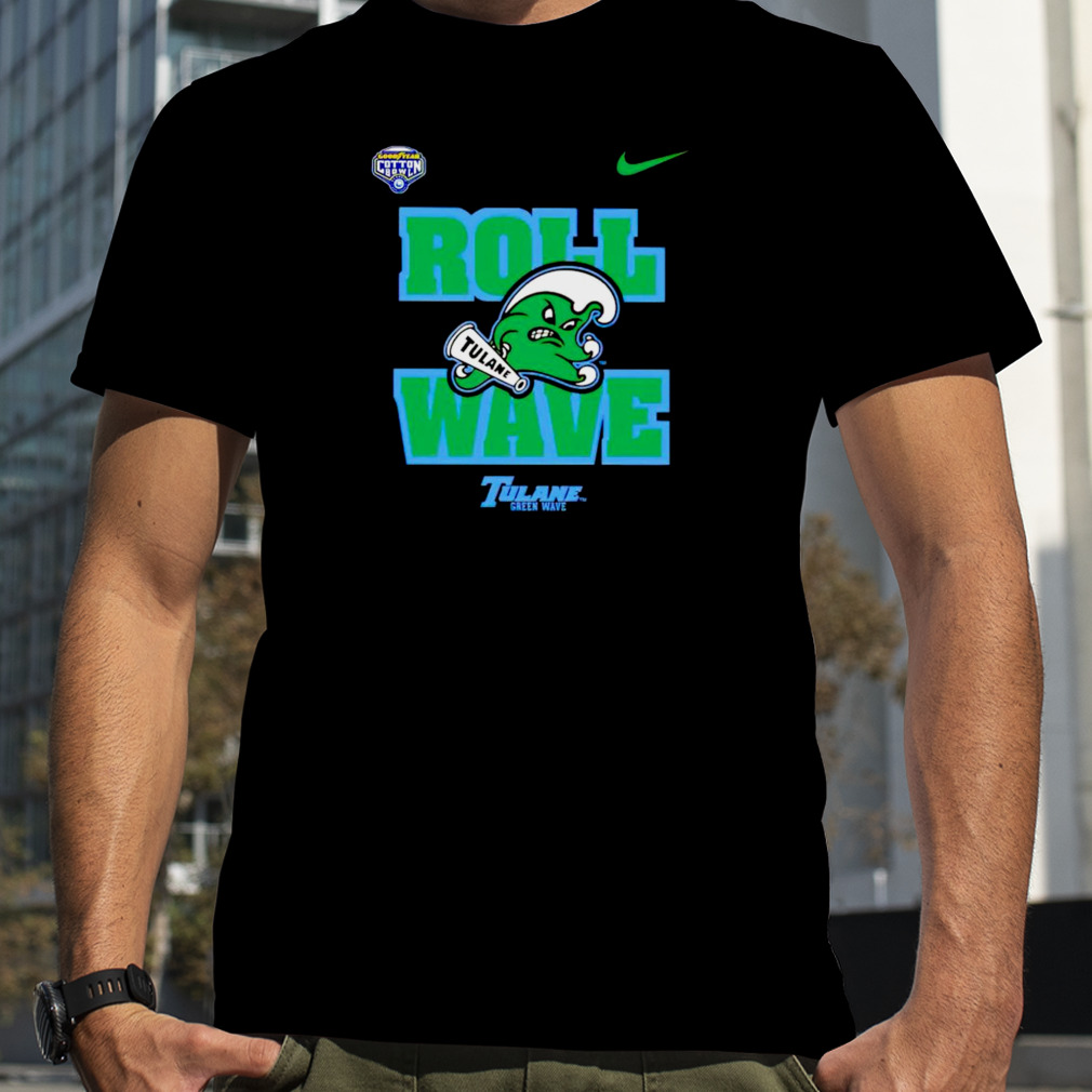 Tulane Green Wave Nike roll wave Cotton Bowl shirt
