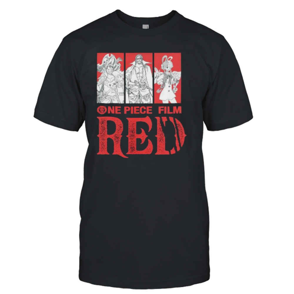 Unique Luffy Uta And Red Haired Shanks One Piece Film Red 2022 Shirt