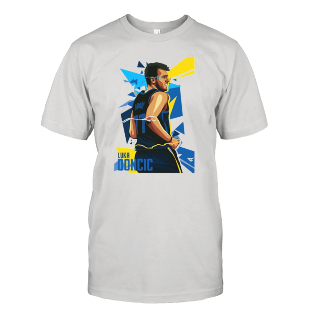 Vector Painting Luka Doncic shirt