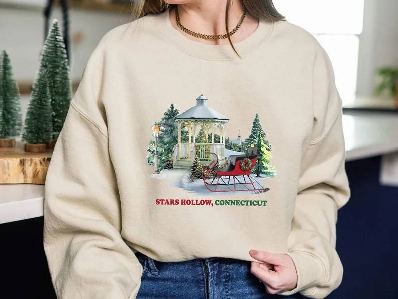 Winter Christmas Gazebo Festival Shirt, I Smell Snow, Gift For Gilmore Fan Shirt, Best Friend Shirt, Forever a Gilmore Girl Gift, Xmas Gift