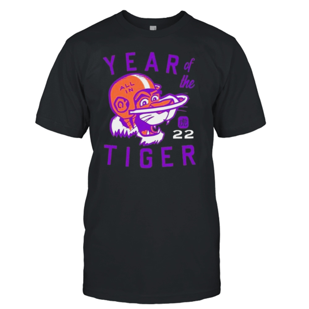 Year Of The Tiger 2022 Clemson Tigers Shirt