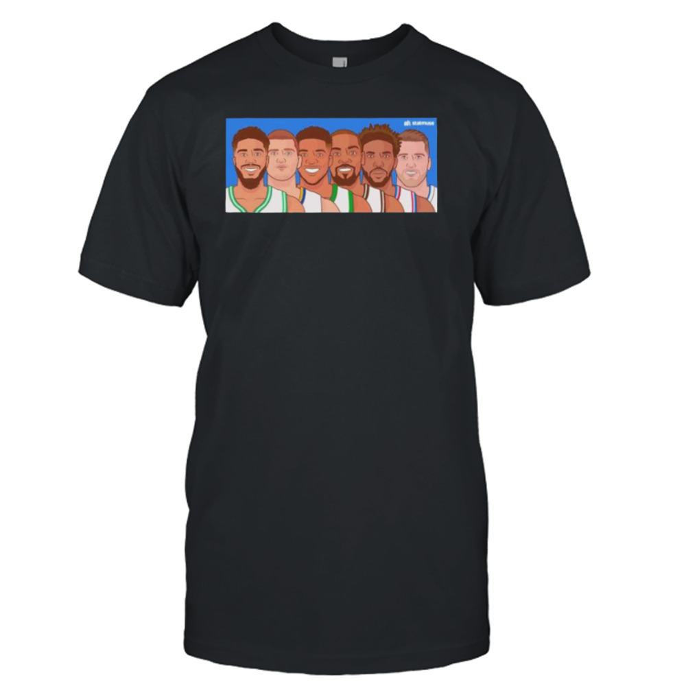 an impossible MVP race KD Jokic Embiid Tatum Giannis Luka shirt