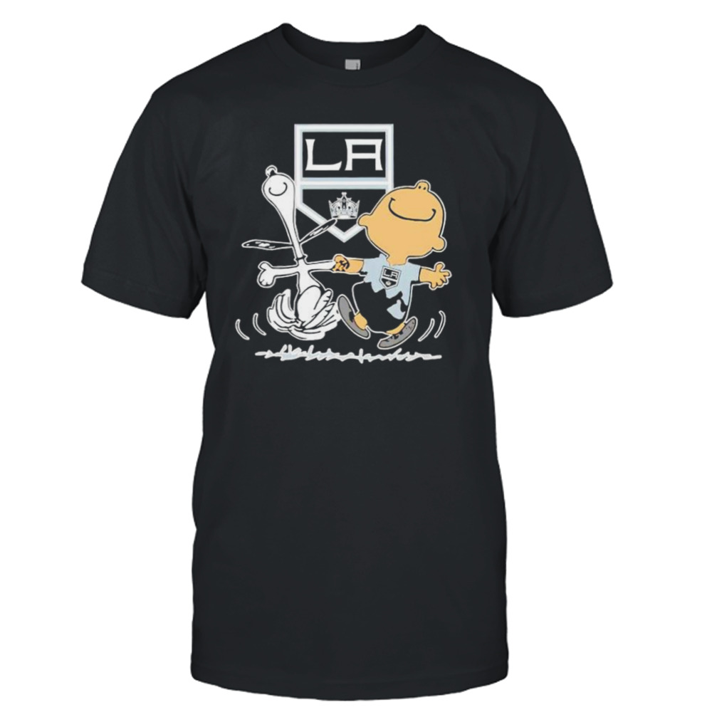 los Angeles Kings Snoopy and Charlie Brown dancing shirt