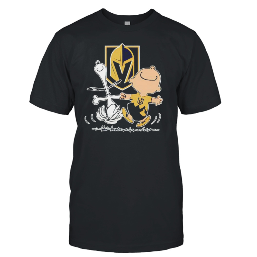 vegas Golden Knights Snoopy and Charlie Brown dancing shirt