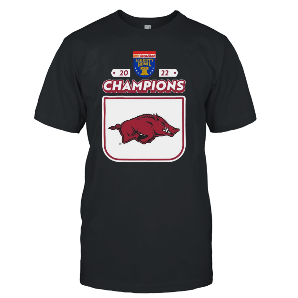 2022 Champions Autozone Liberty Bowl Arkansas Shirt