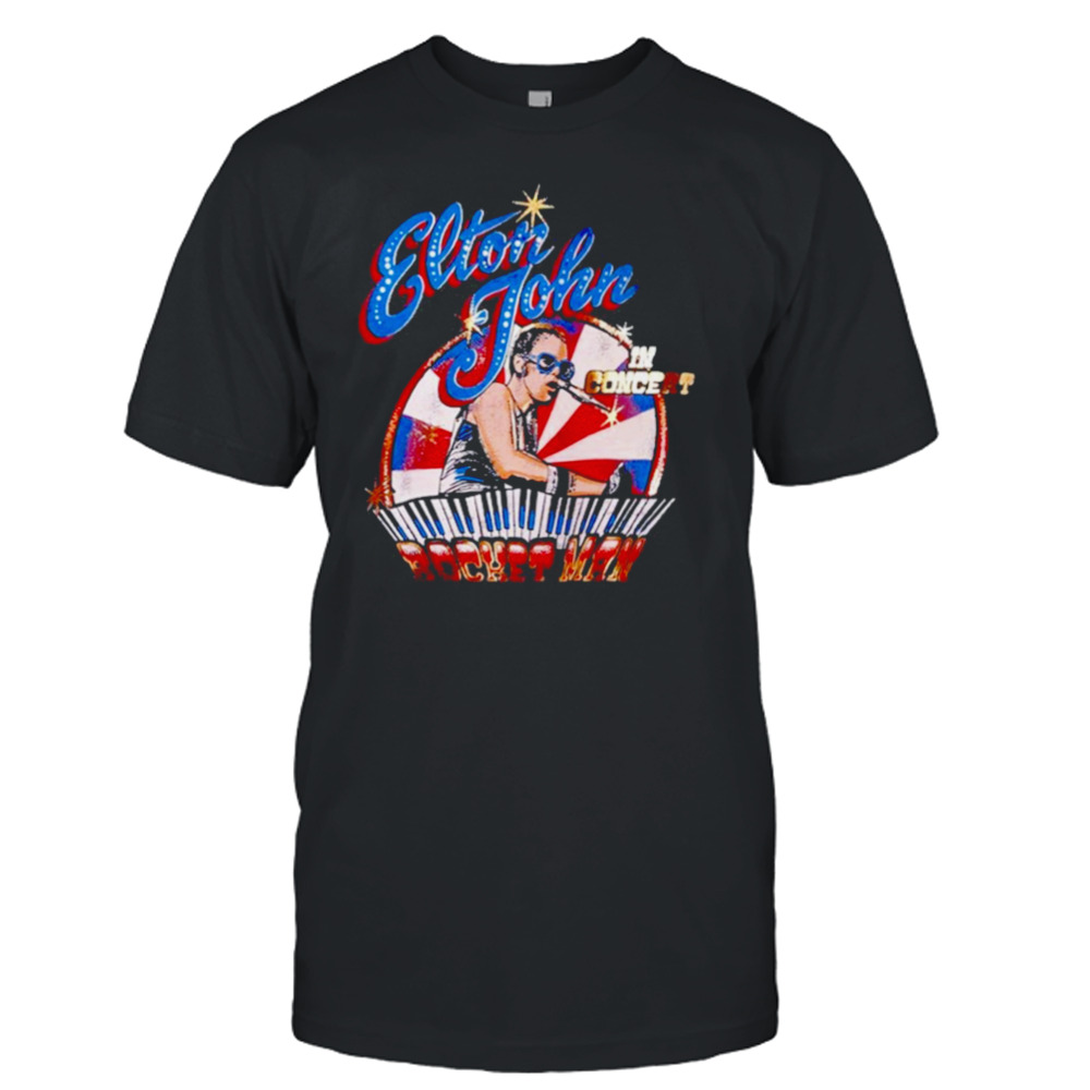 Elton John Rocket Man Vintage Shirt