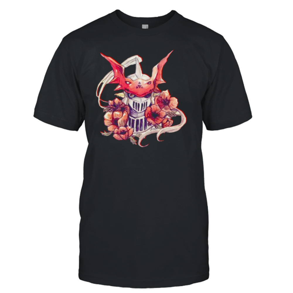 Gallantmon Chibi Water Color Digimon shirt