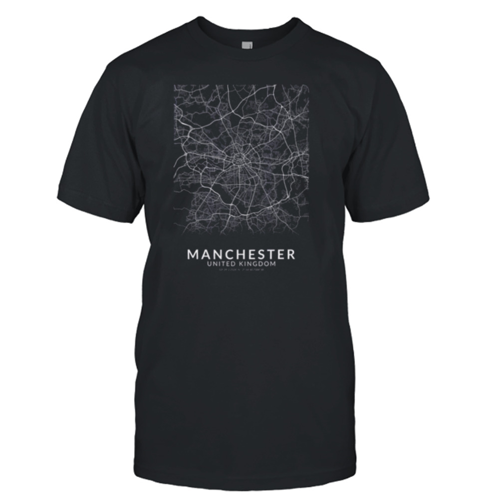 Manchester City Map United Kingdom Uk shirt