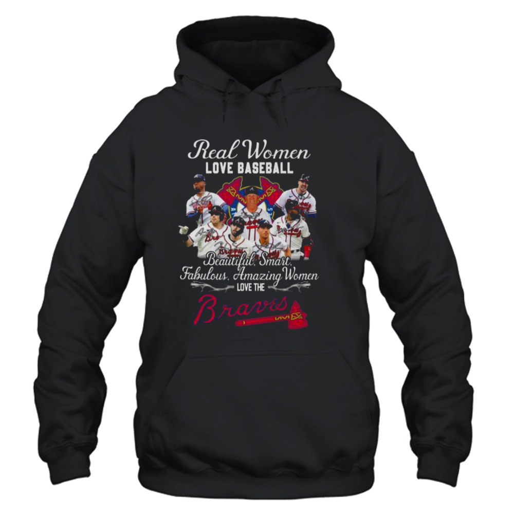 Real Women Love Baseball Atlanta Braves T-Shirt, hoodie, sweater