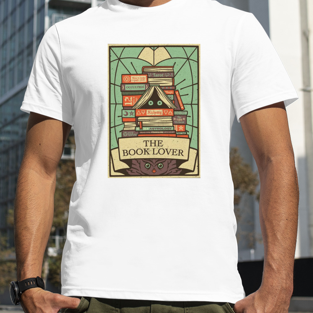 The book lover tarot vintage art shirt