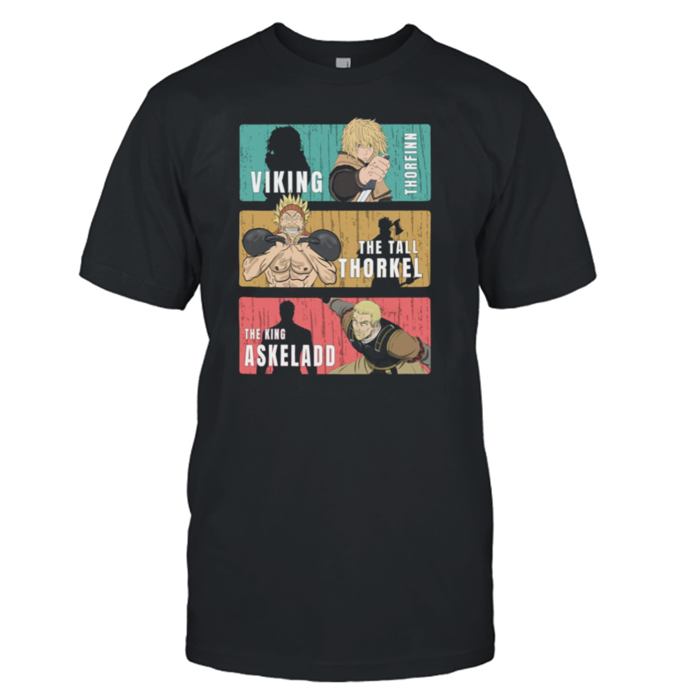 Viking Thorfinn The Tall Thorkel The King Askeladd Vinland Saga Askeladd Thirkel Thorfinn shirt