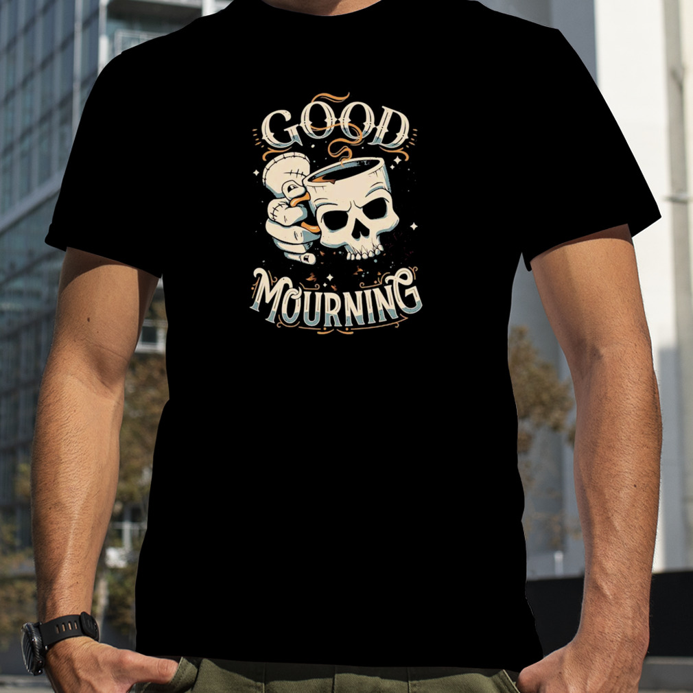 Wednesday good mourning vintage art shirt