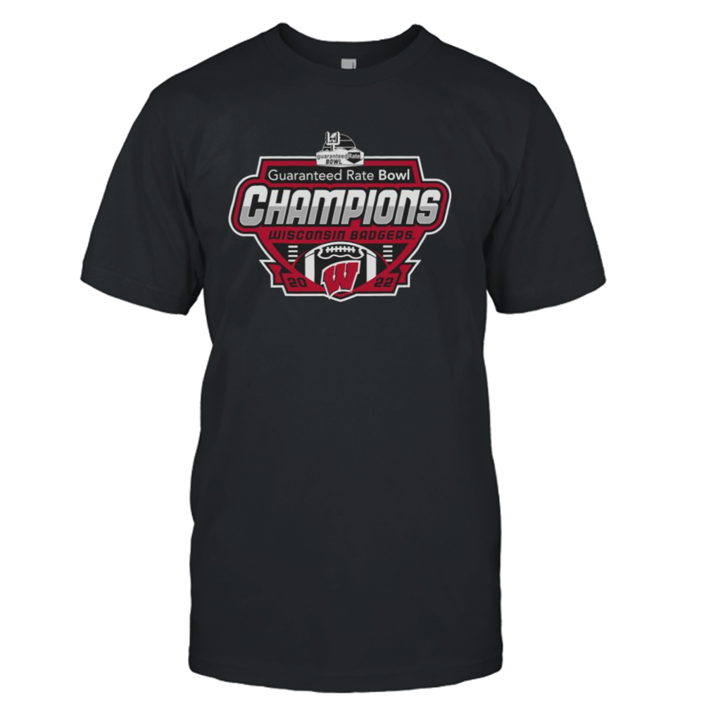 Wisconsin Badgers 2022 Guaranteed Rate Bowl Champions Shirt