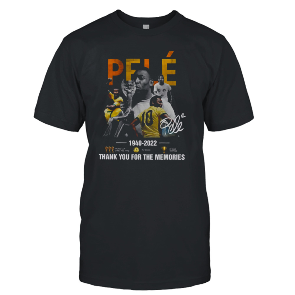 Rip Pele Brazil Football Thank You For The Memories shirt