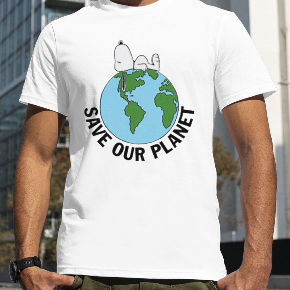 Save our planet Snoopy vintage shirt