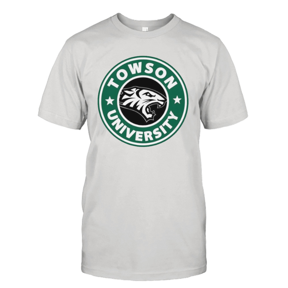 Starbucks Logo Parody Towson University Shirt