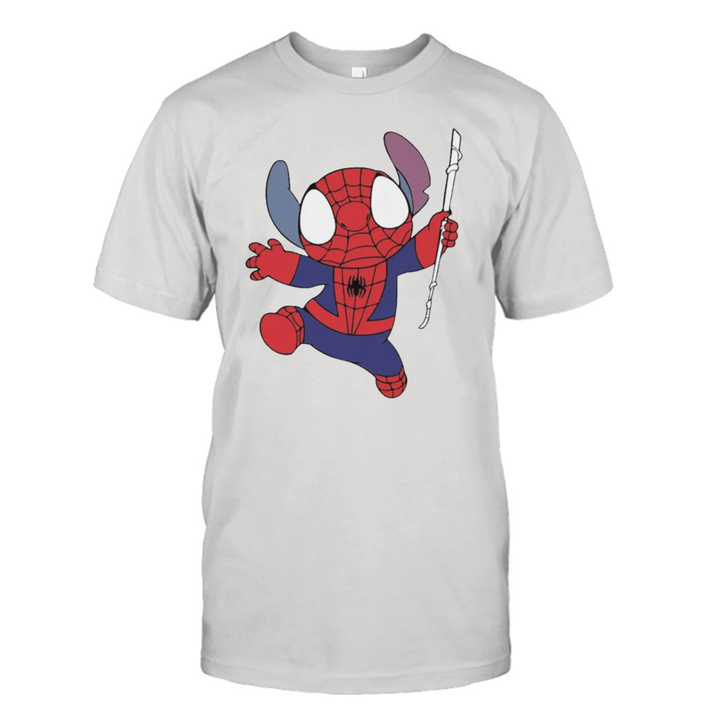 Stitch spiderman Disney nice shirt