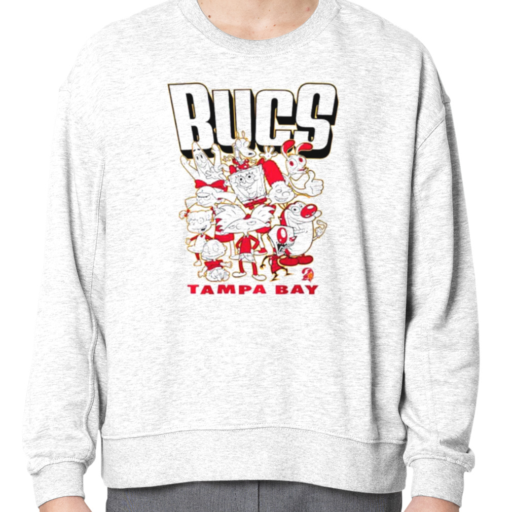 Official Men's Tampa Bay Buccaneers Junk Food White NFL x Nickelodeon Hoodie