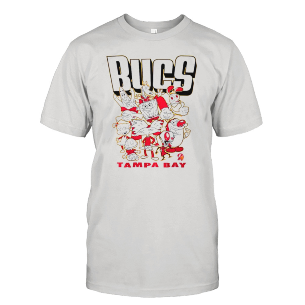 Tampa Bay Buccaneers Junk Food White Nfl X Nickelodeon Shirt