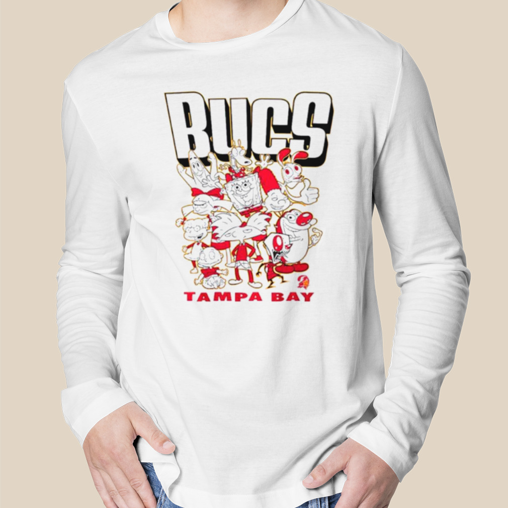 Official Men's Tampa Bay Buccaneers Junk Food White NFL x Nickelodeon Hoodie