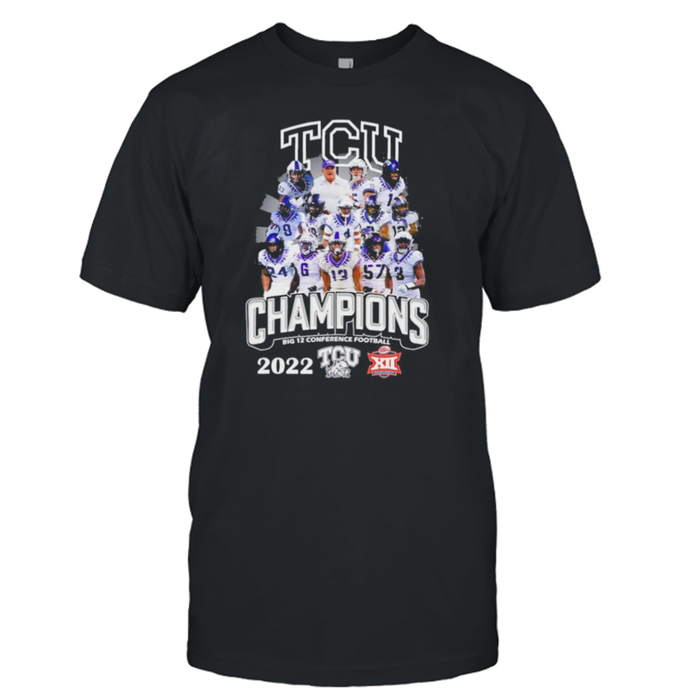 Tcu Horned Frogs 2022 Big 12 Conference Football Champions Shirt