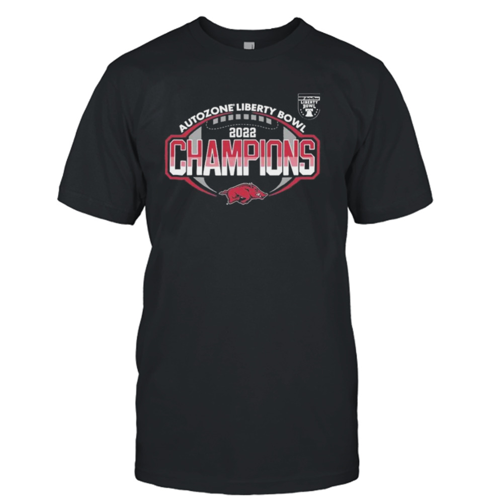 University Of Arkansas 2022 Liberty Bowl Champions Shirt