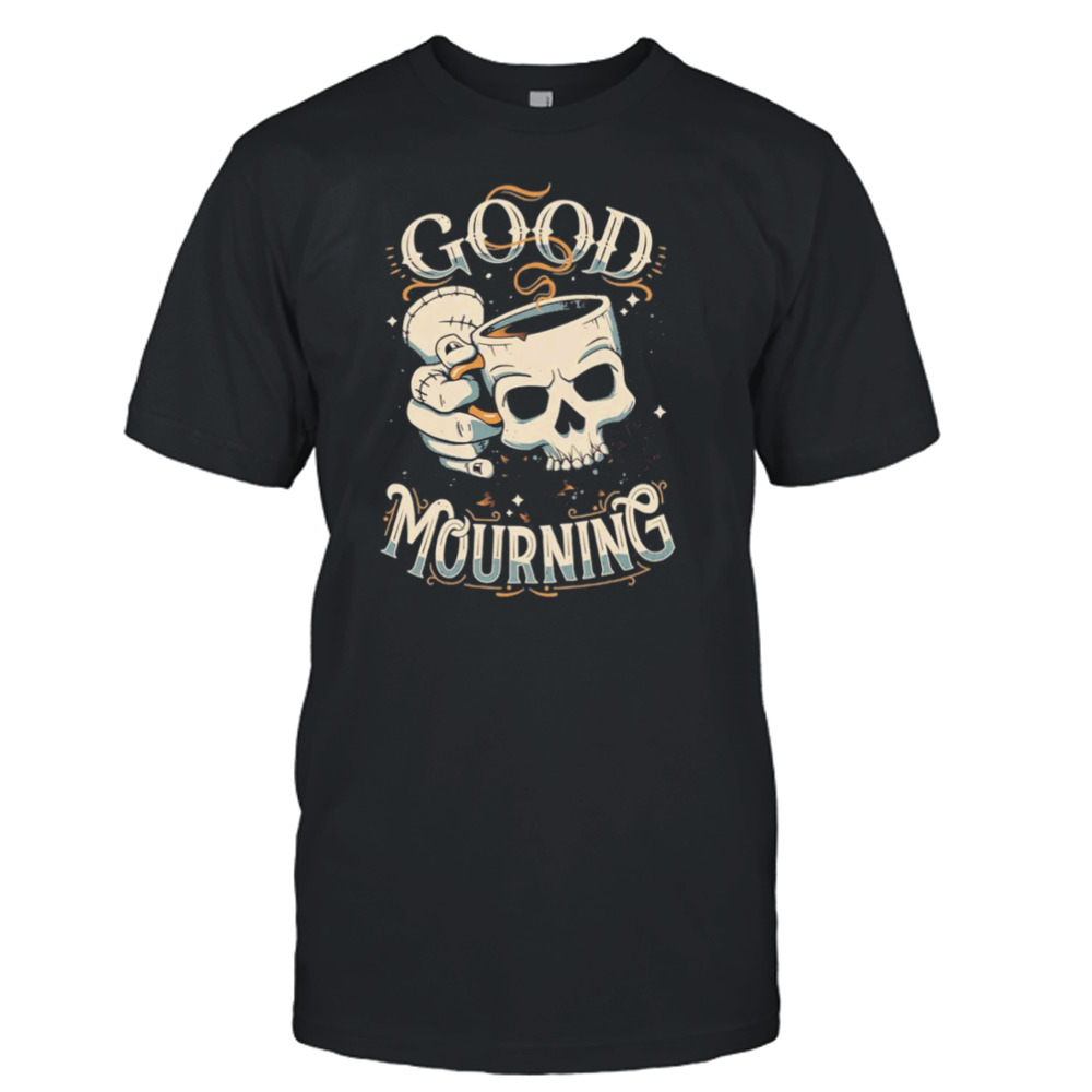 Wednesday good mourning vintage art shirt