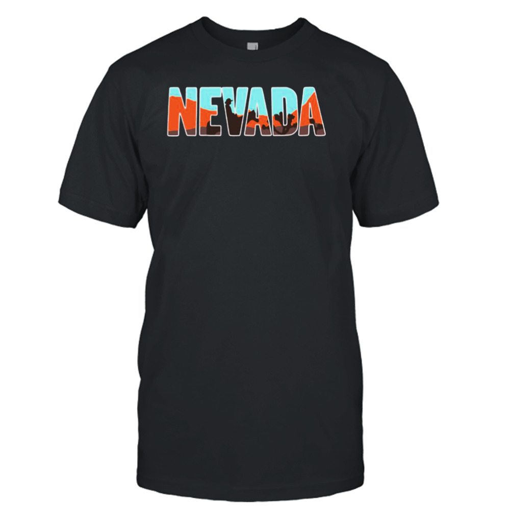 Aesthetic Design Nevada State shirt