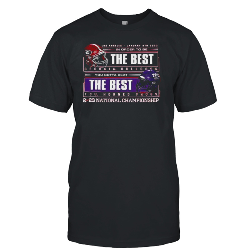 Georgia Vs TCU 2023 National Championship Bound Shirt