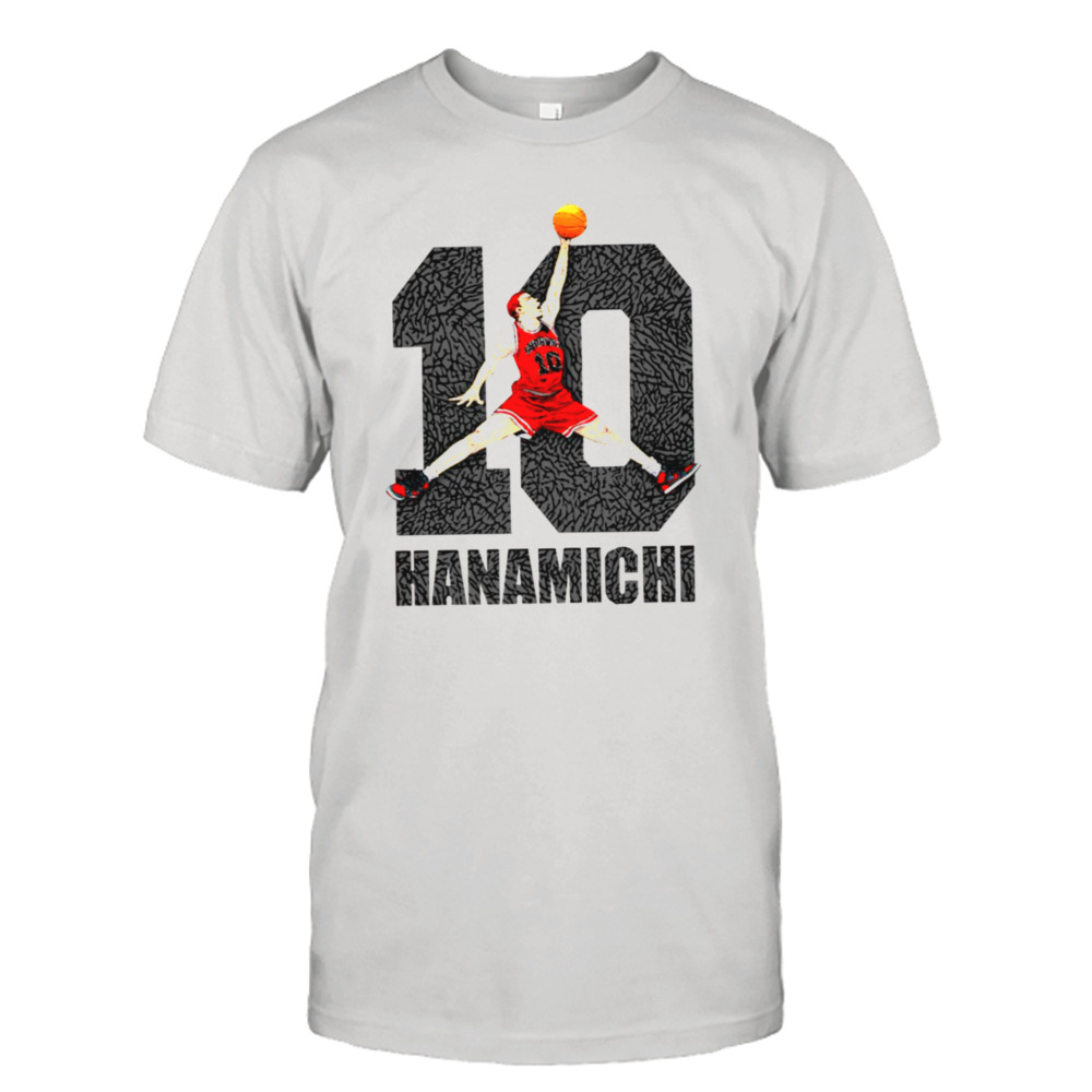 Hanamichi 10 Slam Dunk Basketball Anime shirt