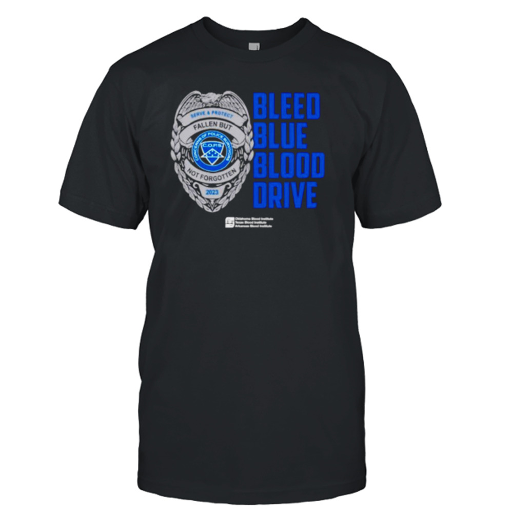 Katv bleed blue blood drive shirt