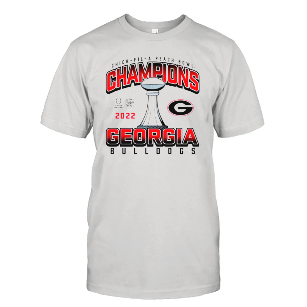 georgia Bulldogs Chick-fil-A Peach Bowl champions shirt