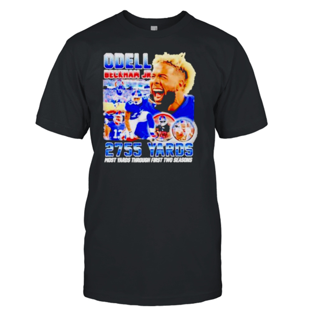 Odell Beckham Jr 2755 Yards Most Yards Through First Two