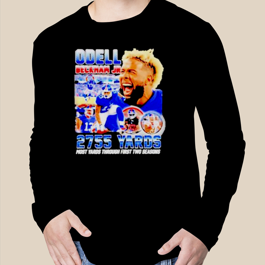 Odell Beckham Jr 2755 Yards Most Yards Through First Two