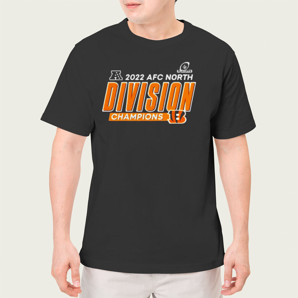 2022 Cincinnati Bengals Team Signature AFC North Division Champions T-Shirt  - REVER LAVIE