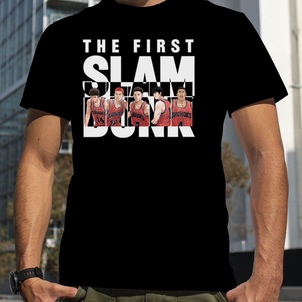 The First Slam Dunk On Dark shirt