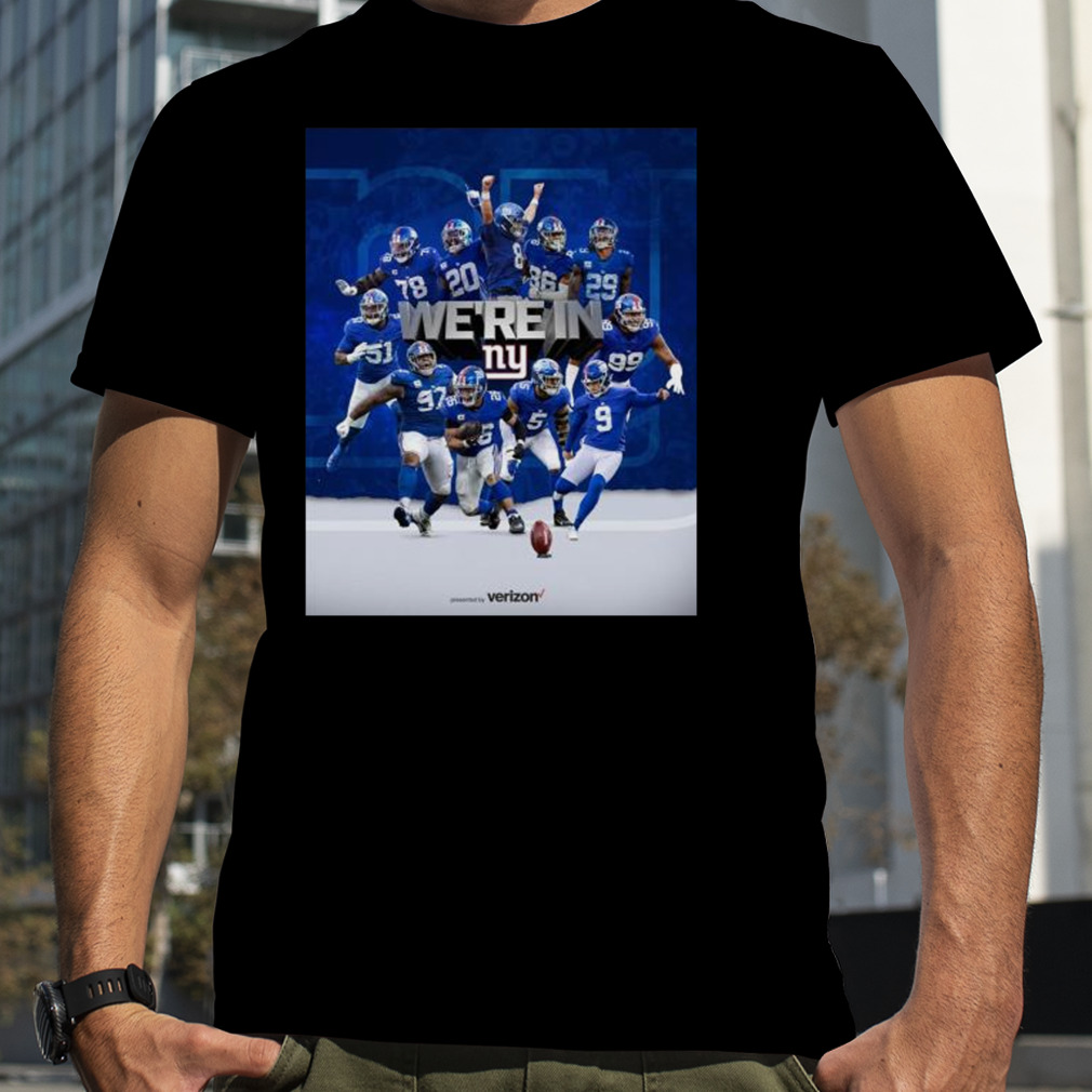 We're in New York Giants Playoff Time 2023 shirt, hoodie