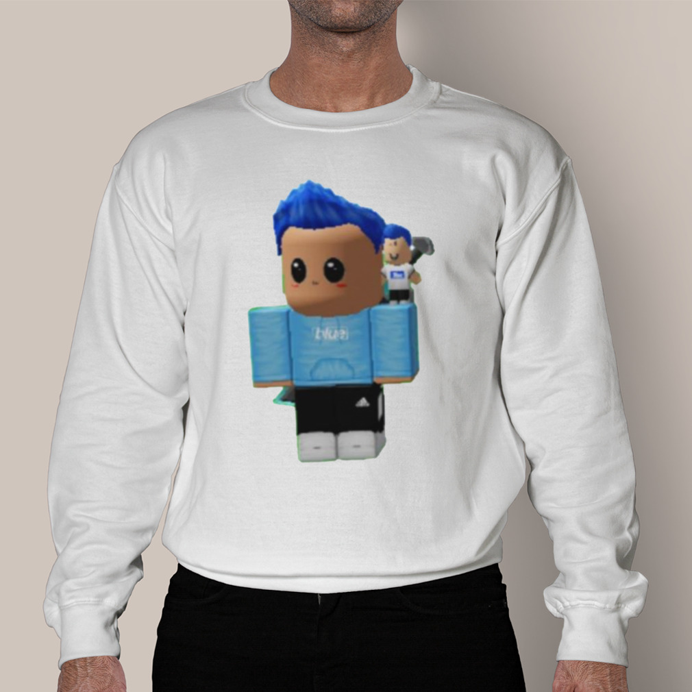 Blue Guy In Rb Battles Roblox Championship shirt