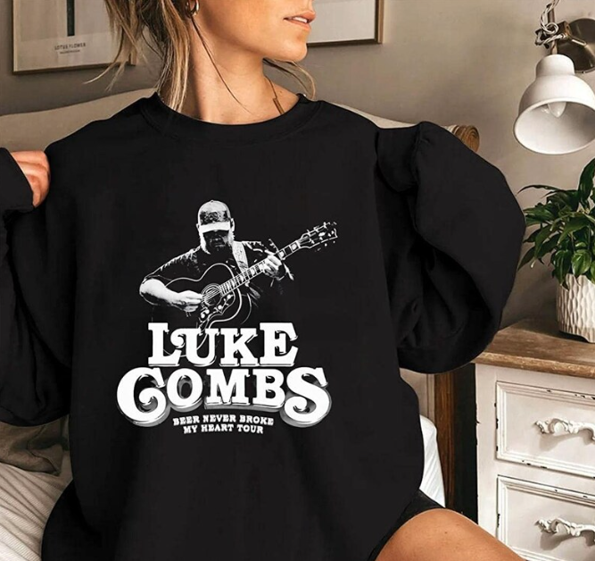 Luke Combs World Tour 2023 Signature Personalized Baseball Jersey - Tagotee