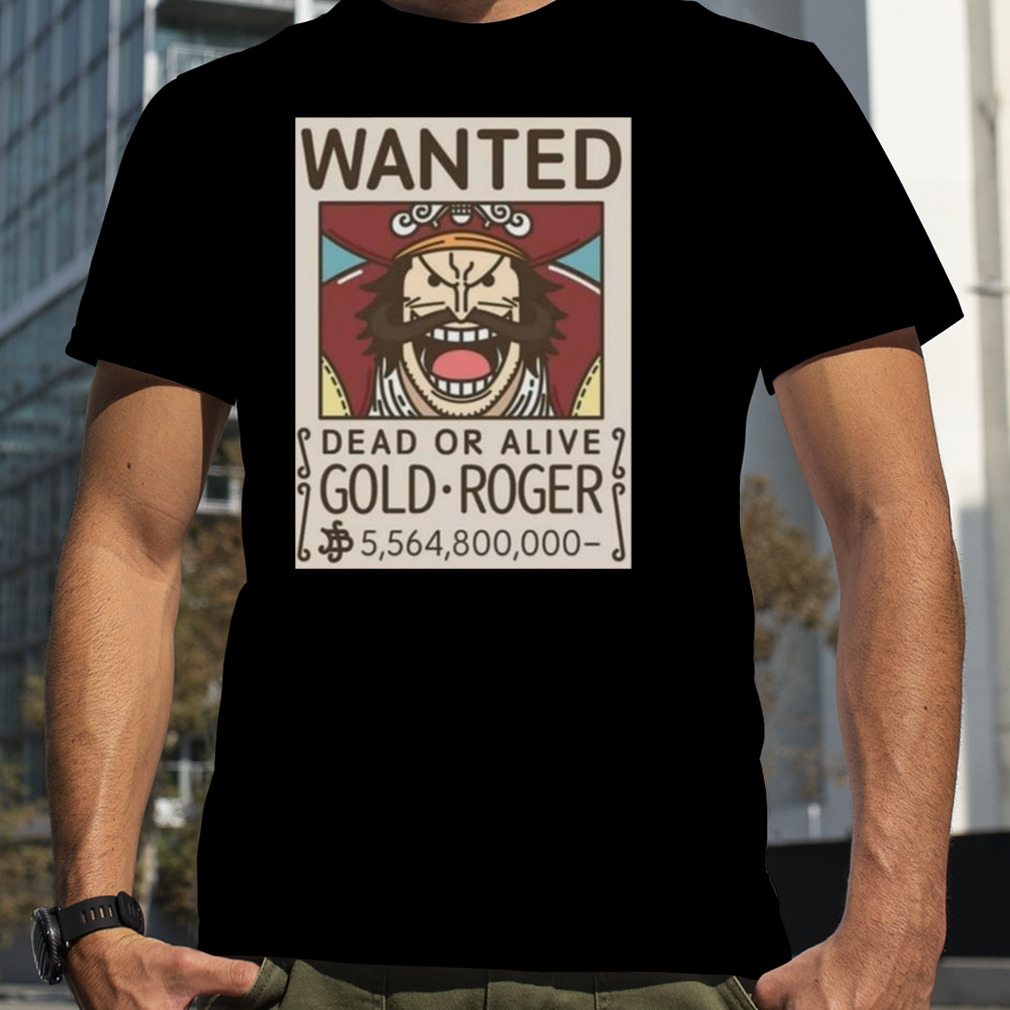 Wanted Guy Gol D Roger One Piece T-Shirt - Torunstyle