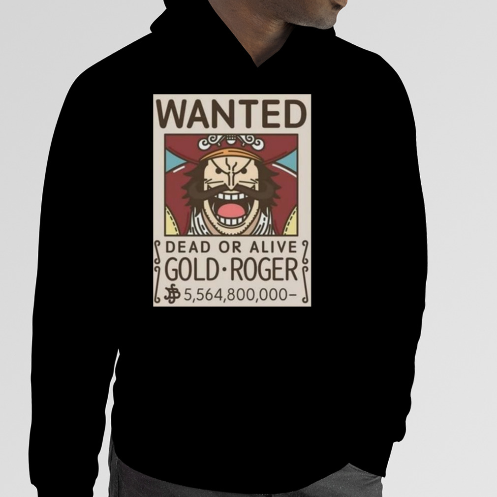 Wanted Guy Gol D Roger One Piece T-Shirt - Torunstyle